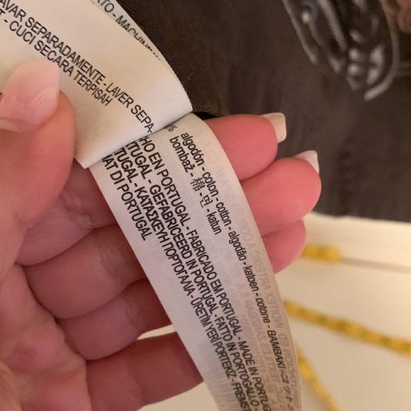 Zara Green Graffiti Khaki Jacket - Picture 7 of 7